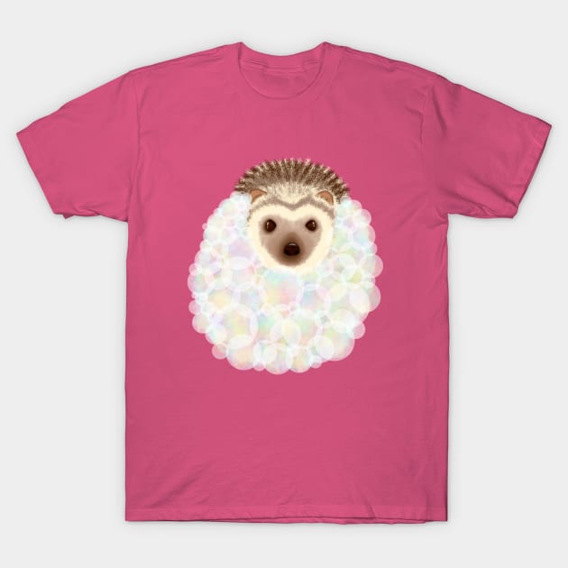 Bubble Hedgehog T-Shirt by cariespositodesign